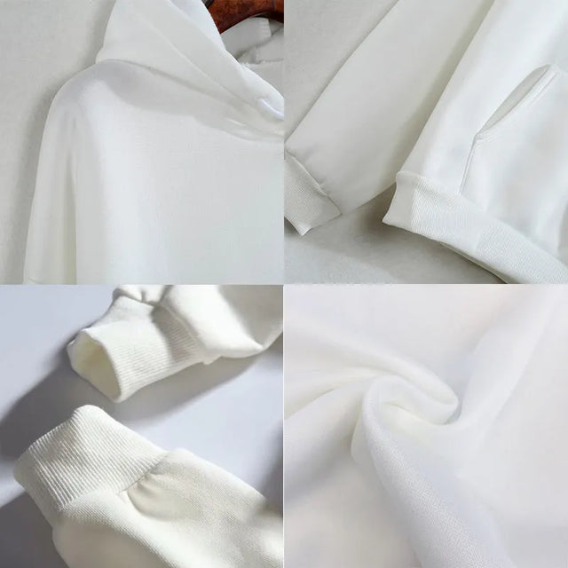 هودي بنمط زوج من القطط اللطيفة كاواي