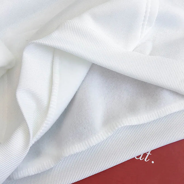 هودي بنمط زوج من القطط اللطيفة كاواي